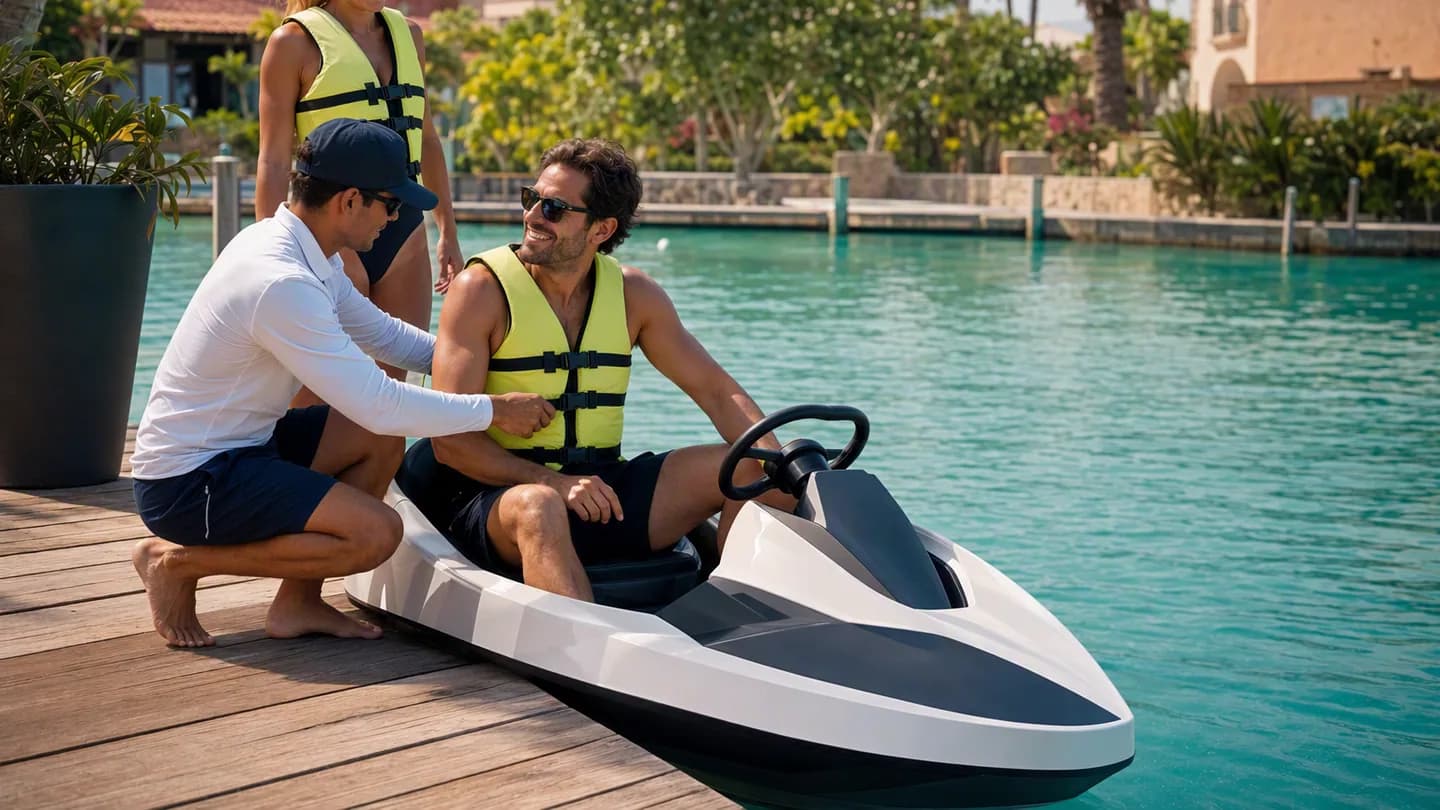 Kart boat safety design details