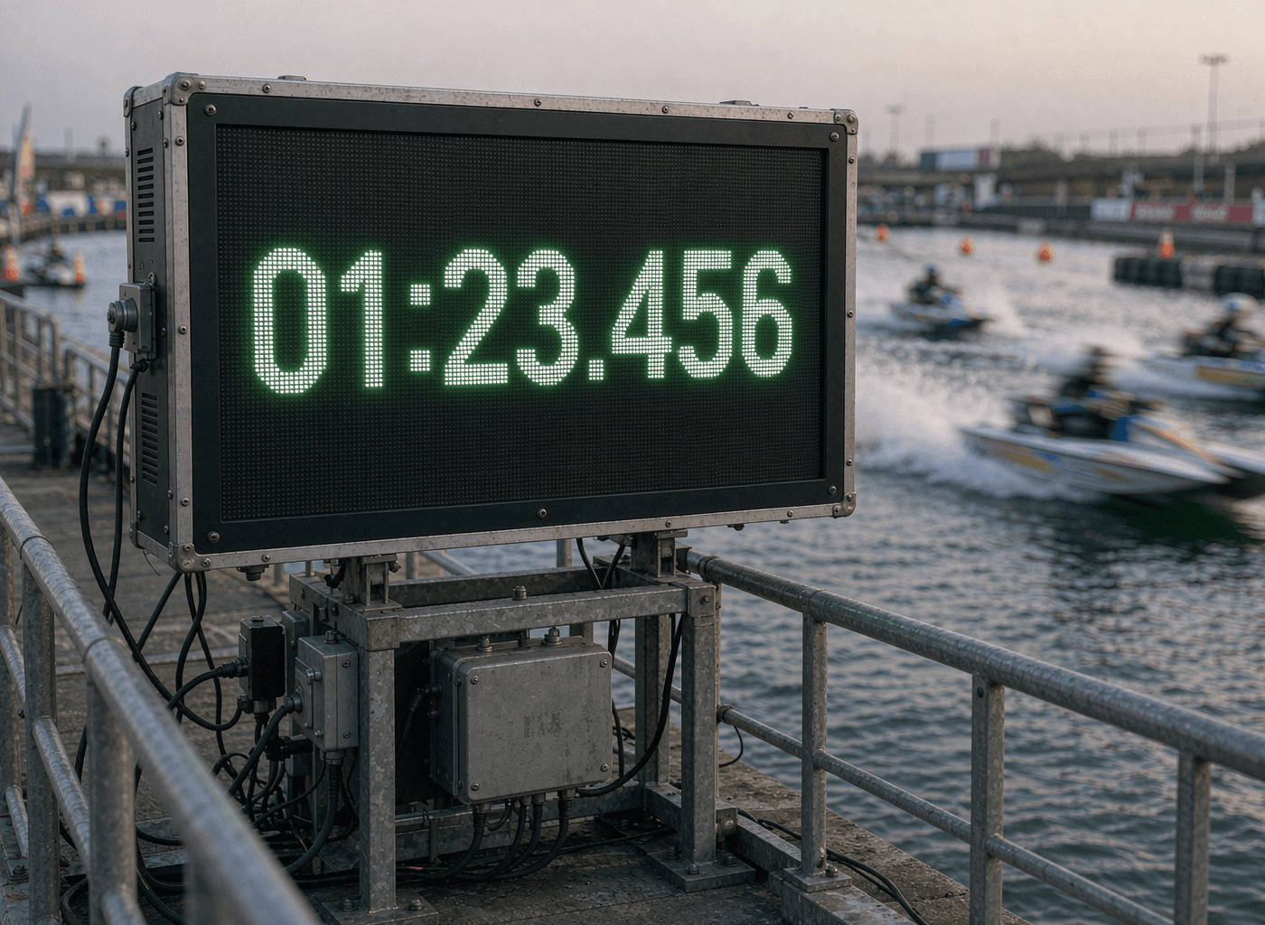 Water kart timing system